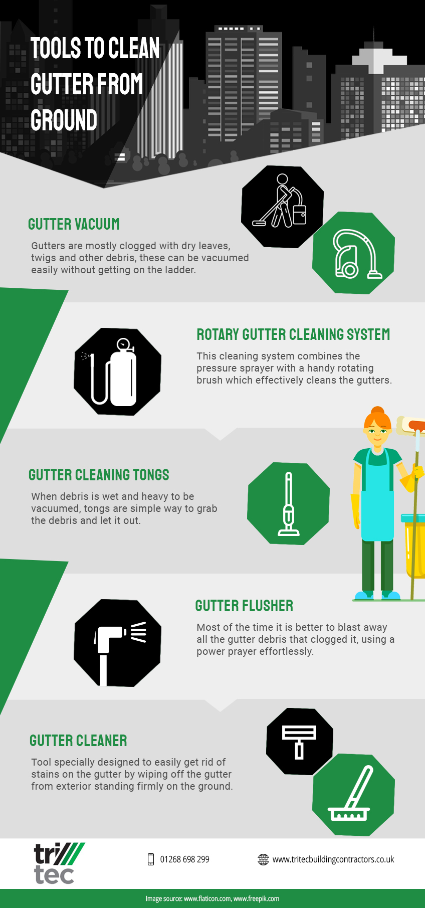 gutter cleaning tools