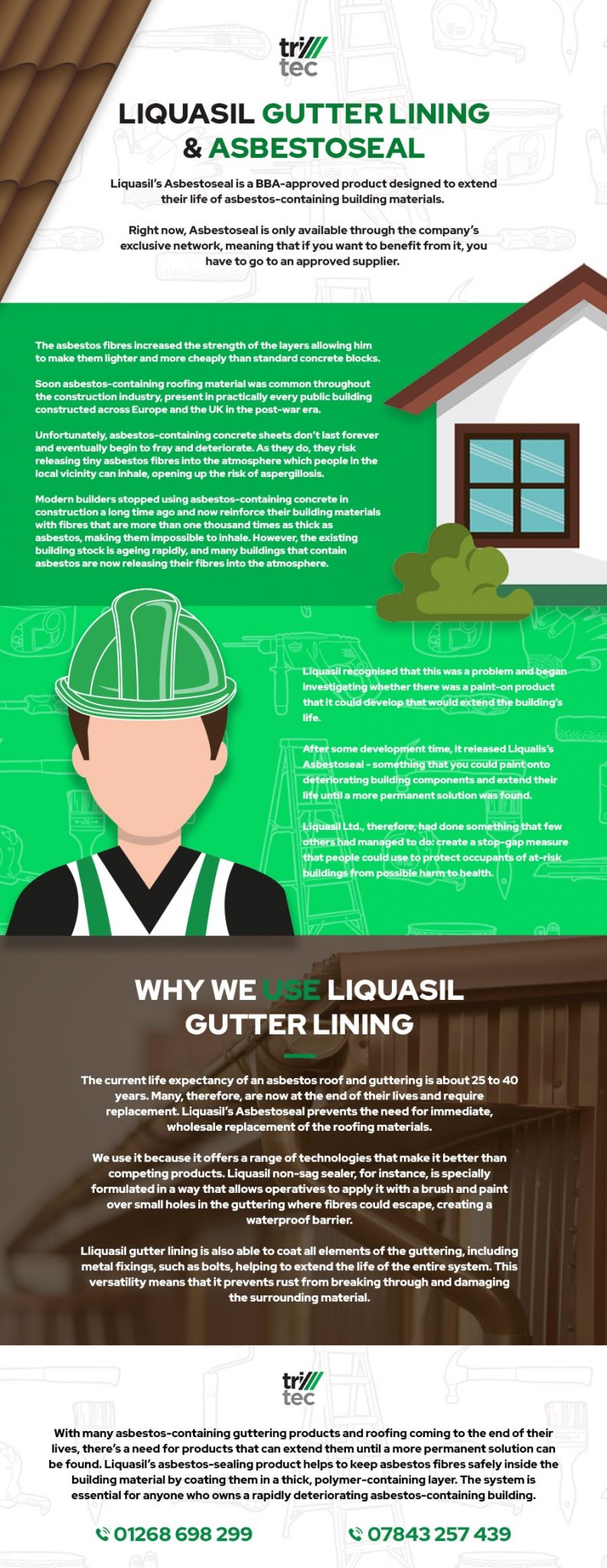 Liquasil Gutter Lining Asbestoseal