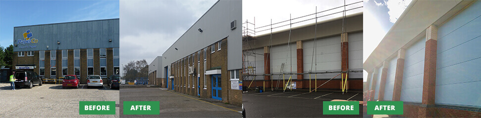 Girocote metal cladding refurbishment